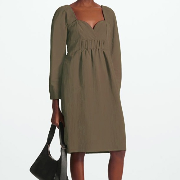 COS - Sweetheart Neckline Dress - Picture 1 of 13